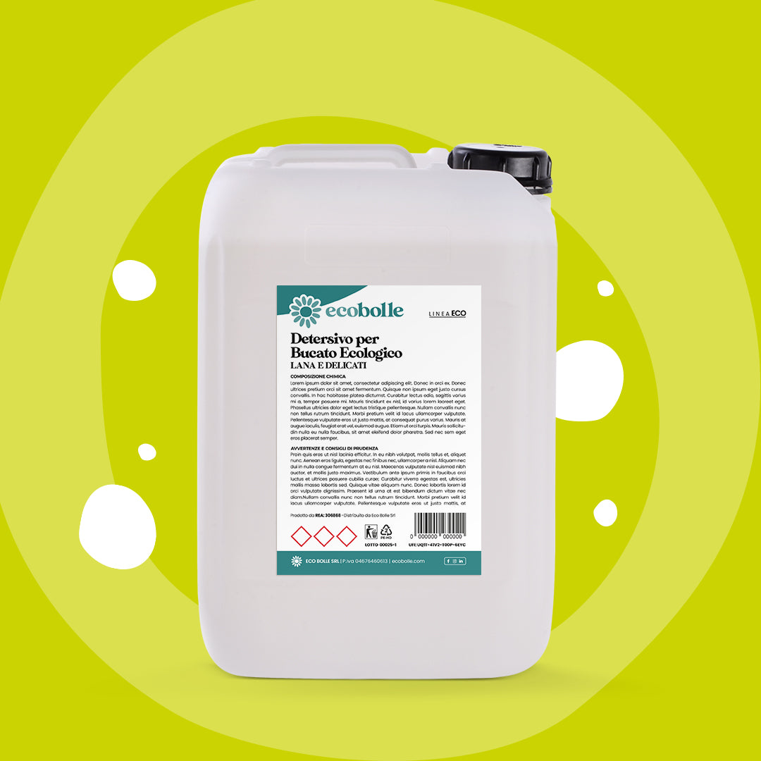 Detersivo per Bucato Ecologico - Lana e Delicati