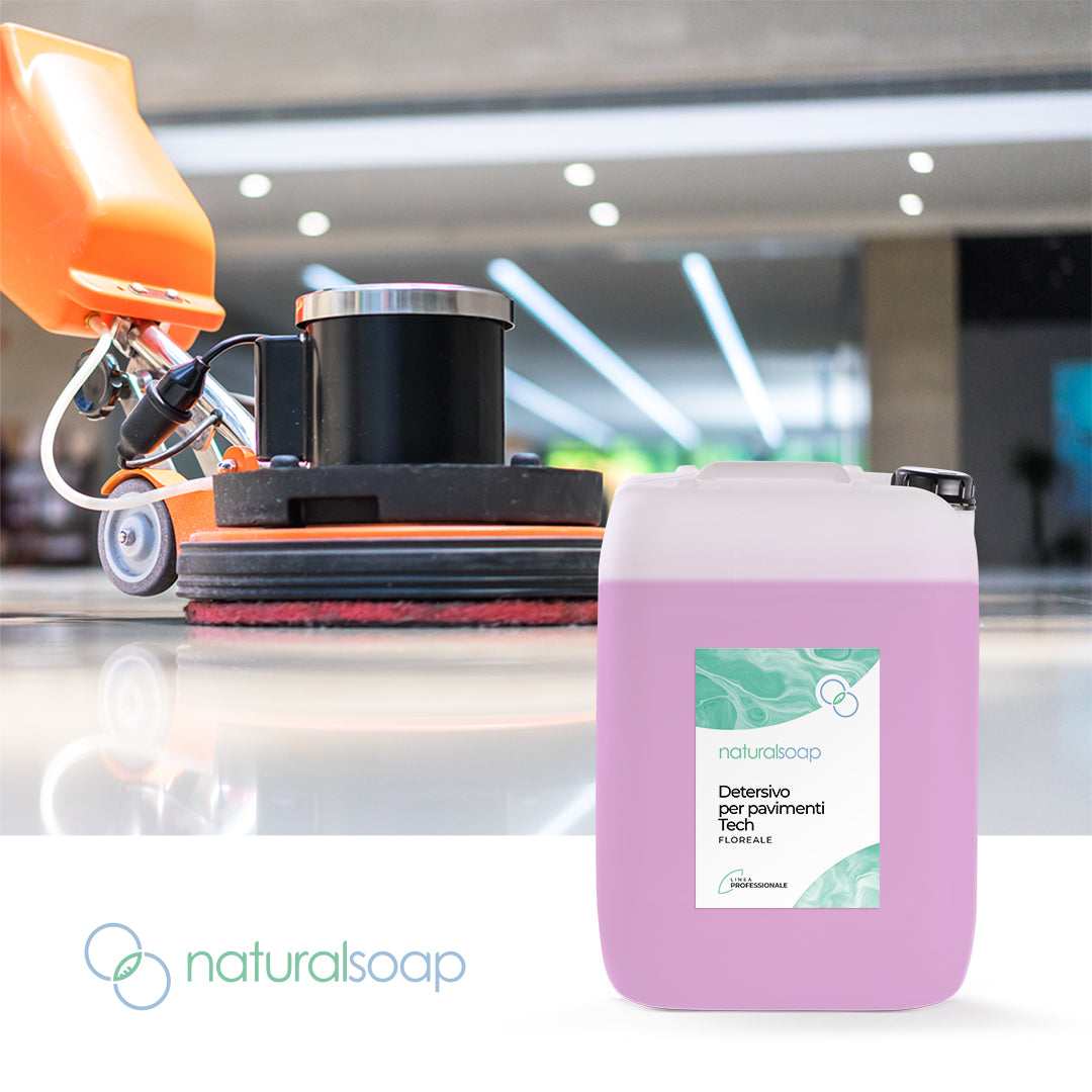 Detersivo per Pavimenti Tech - Floreale - Macchine Lavapavimenti