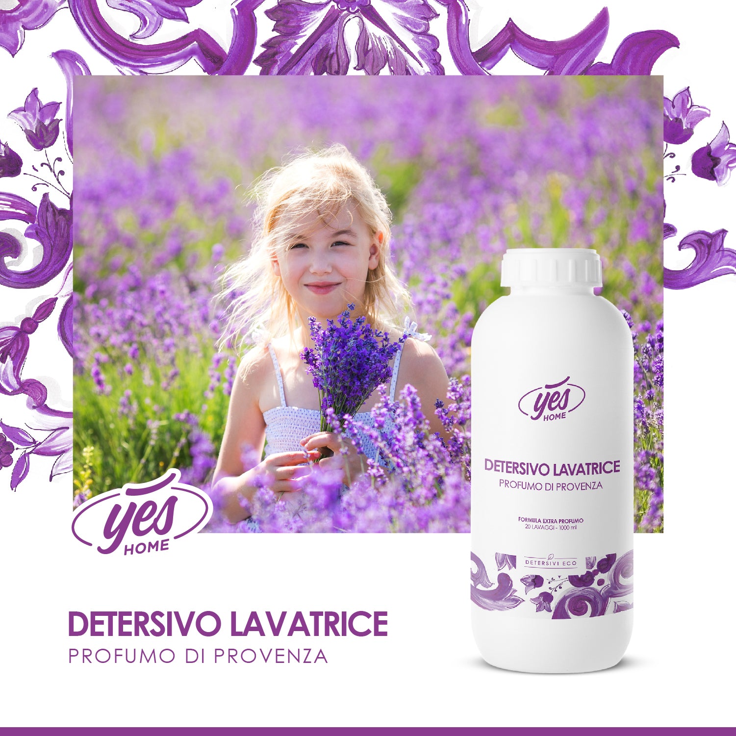 Detersivo Lavatrice Plus ECO - Profumo di Provenza - 1lt