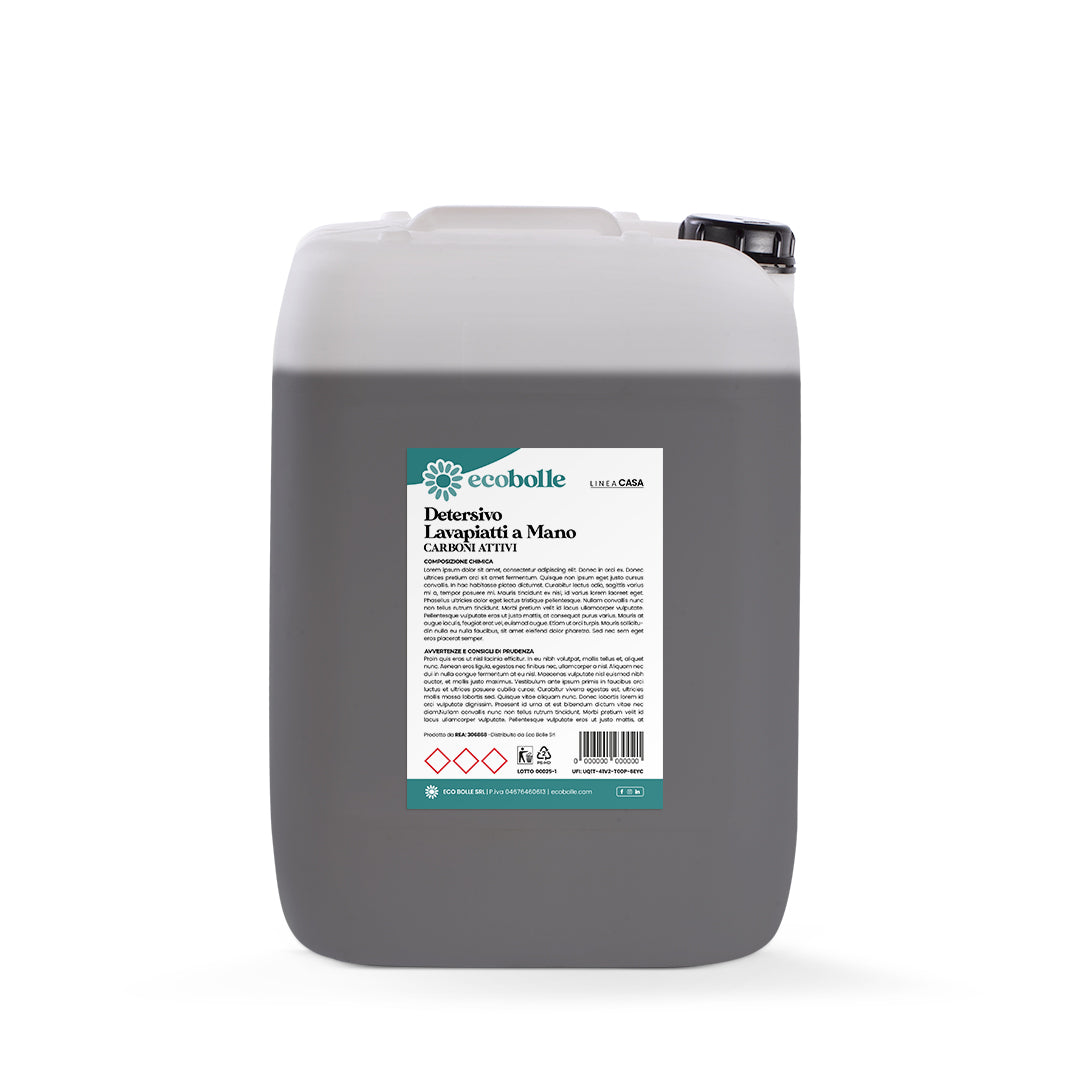 Detersivo Lavapiatti a Mano - Carboni Attivi