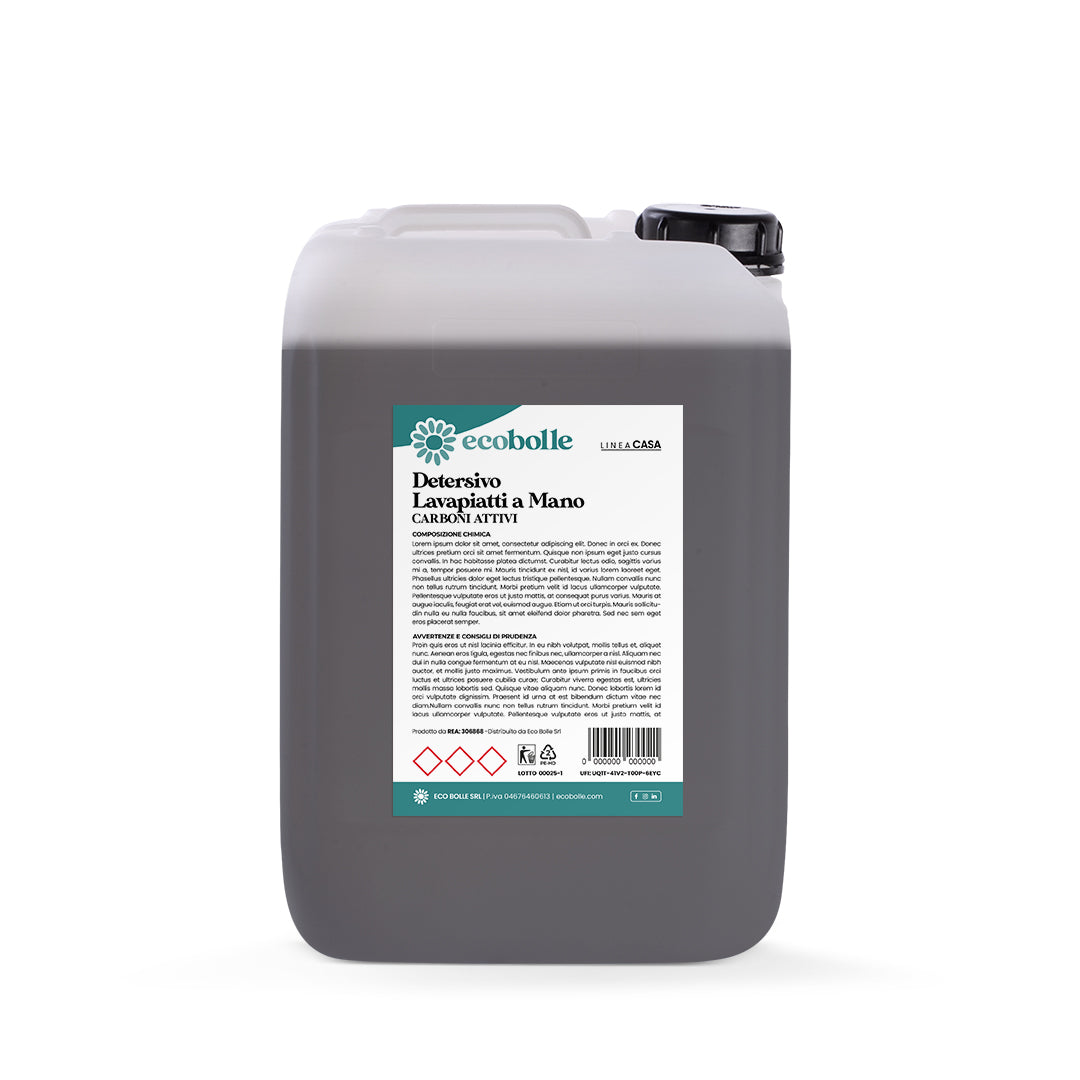 Detersivo Lavapiatti a Mano - Carboni Attivi