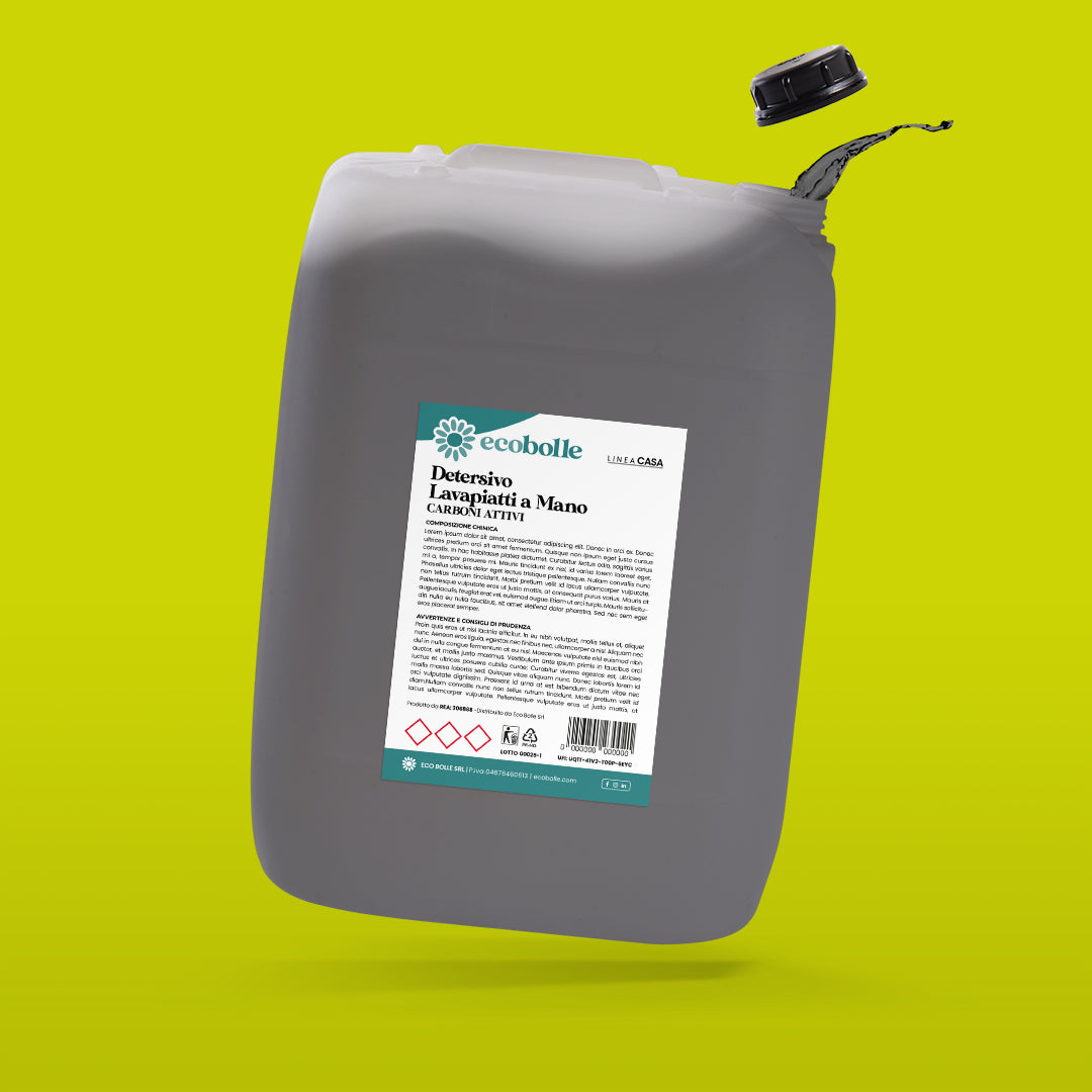 Detersivo Lavapiatti a Mano - Carboni Attivi