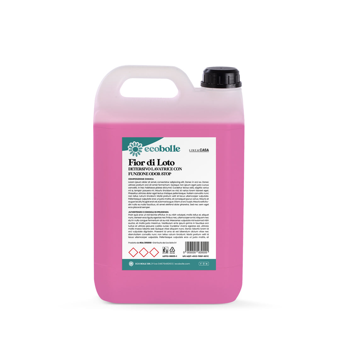 Detersivo Lavatrice Fior di Loto - Funzione Odor Stop