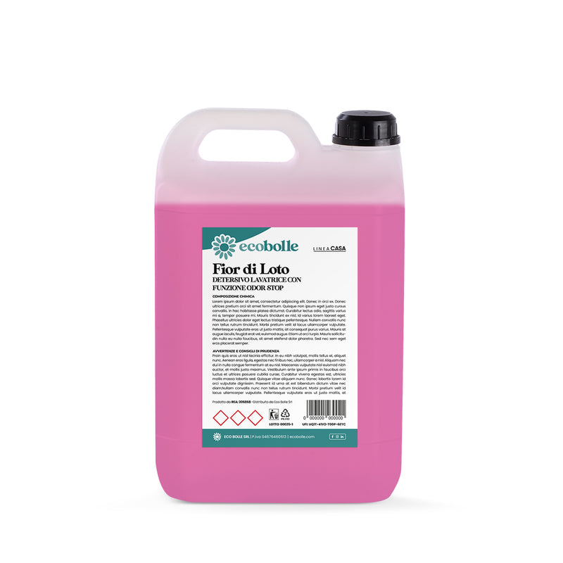 Detersivo Lavatrice Fior di Loto - Funzione Odor Stop