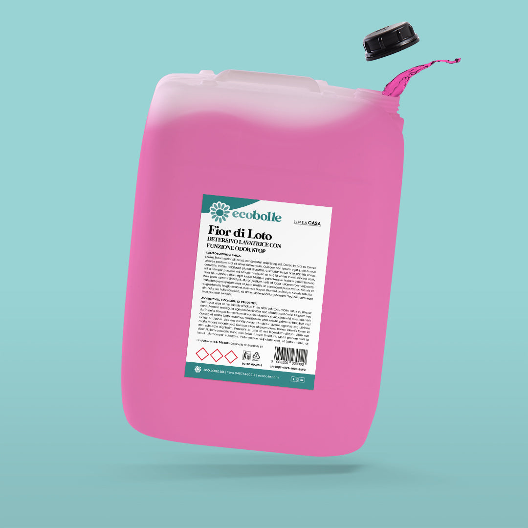 Detersivo Lavatrice Fior di Loto - Funzione Odor Stop