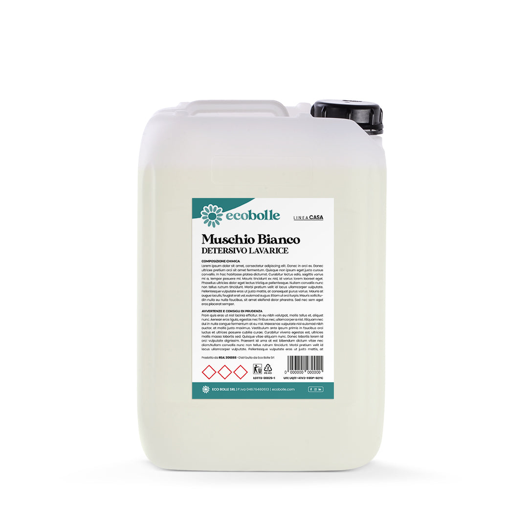 Detersivo Lavatrice Muschio Bianco