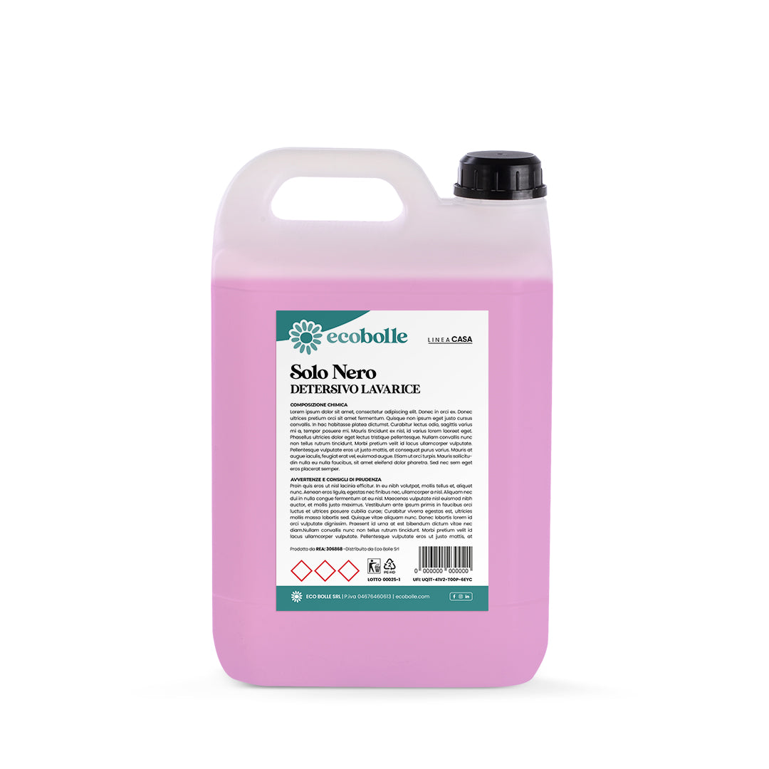 Detersivo Lavatrice Solo Nero