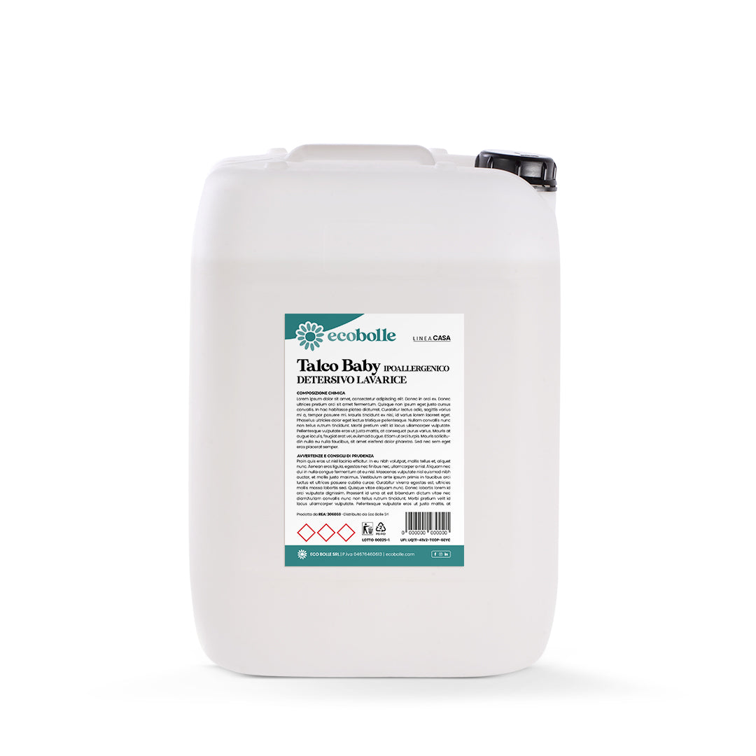 Detersivo Lavatrice Talco Baby Ipoallergenico
