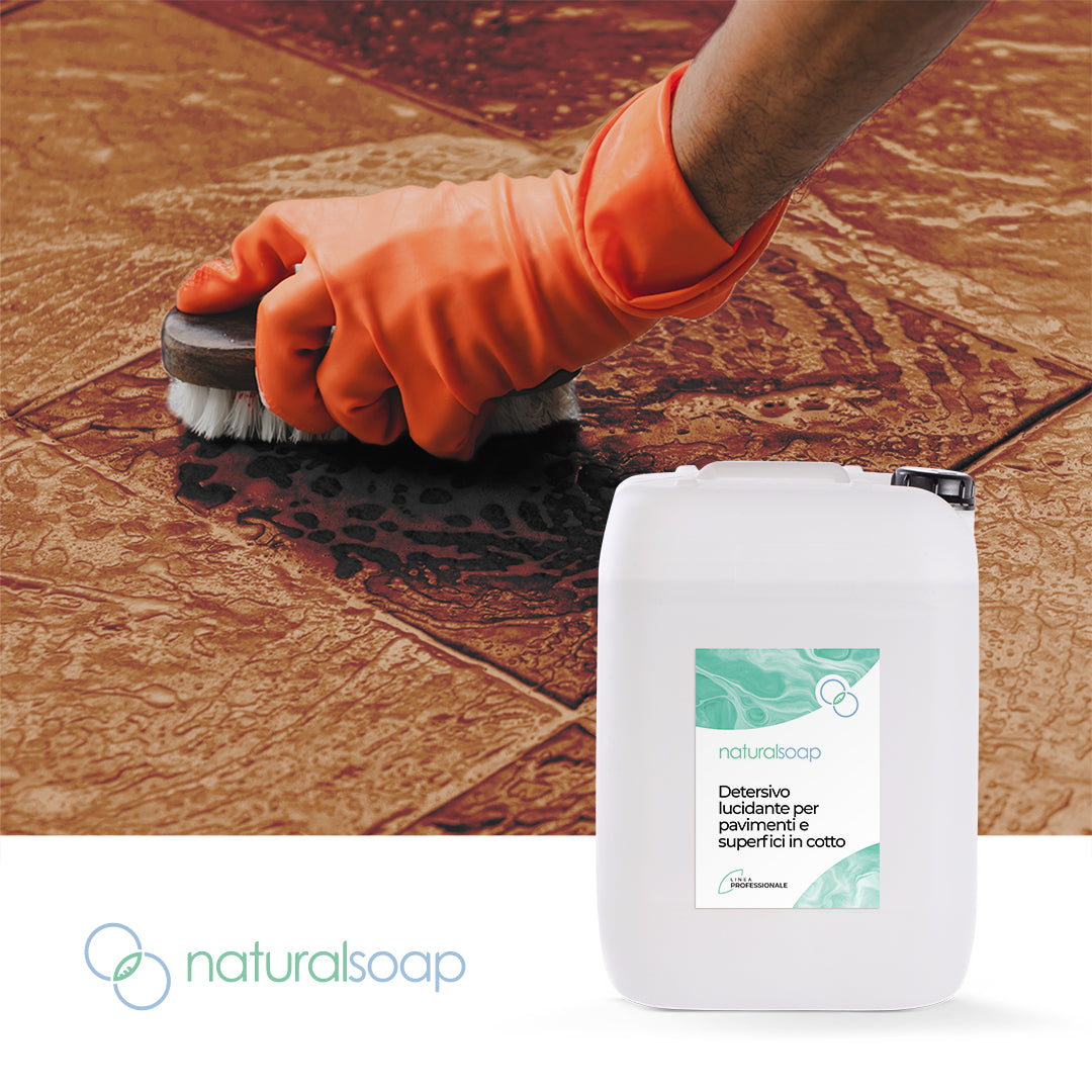 Detersivo Lucidante per Pavimenti e Superfici in Cotto
