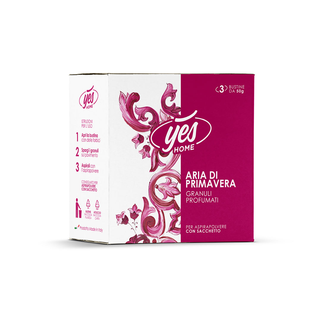 Granuli Profumati Classic - per aspirapolvere con sacchetto - Aria di Primavera