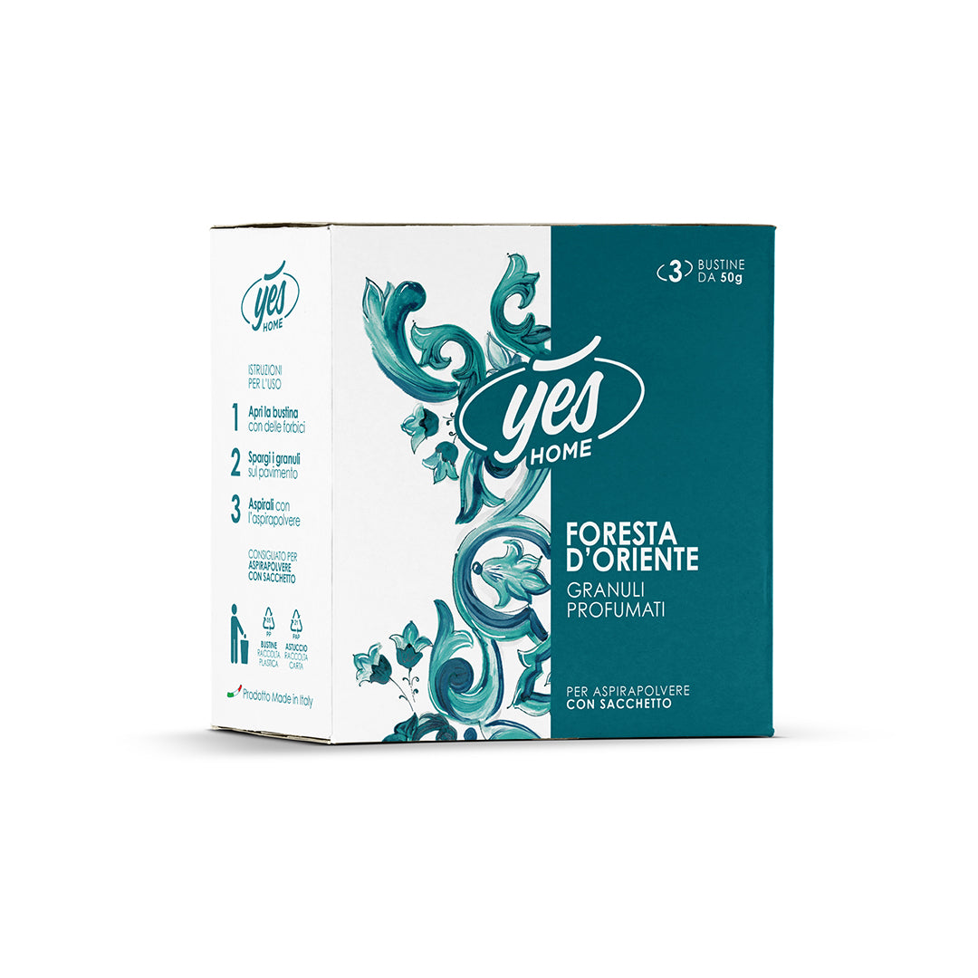 Granuli Profumati Classic - per aspirapolvere con sacchetto - Foresta d'Oriente