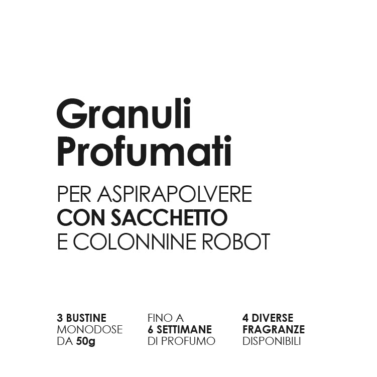 Granuli Profumati Classic - per aspirapolvere con sacchetto - Foresta d'Oriente