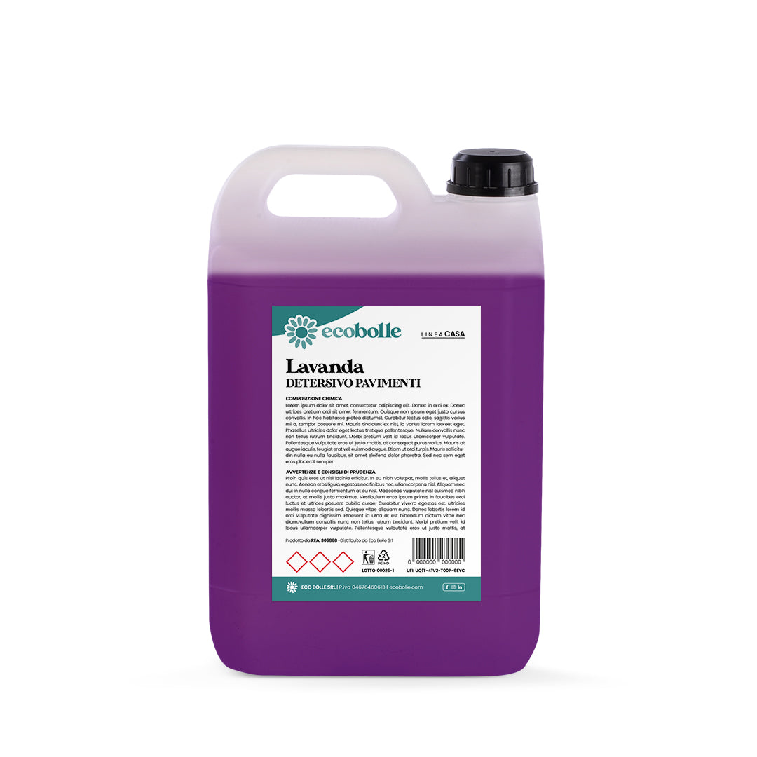 Detergente pavimenti certificato ecologico ipoallergenico - Lavanda