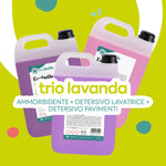 Trio Lavanda - Ammorbidente + Detersivo Lavatrice + Detersivo Pavimenti
